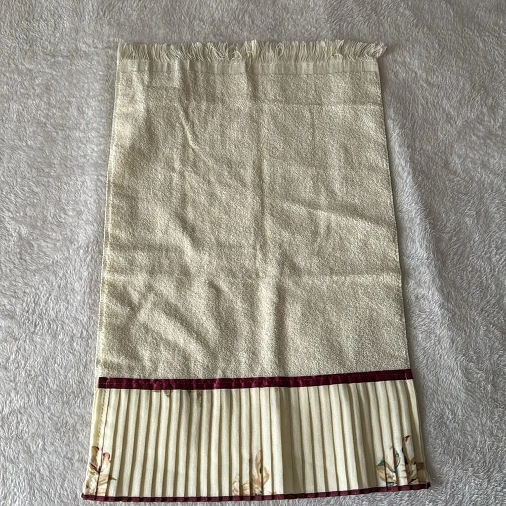 3 piece decorative bath towel set